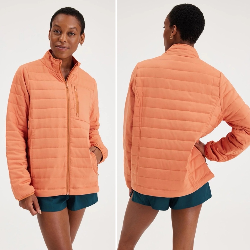 Girlfriend Collective Wild Ginger Packable Puffer Jacket - Picture 2 of 14